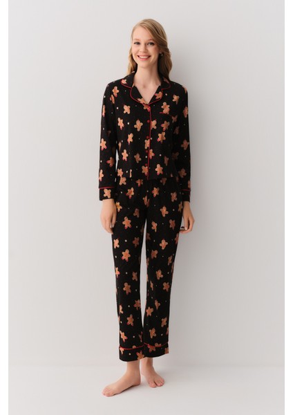 Cookies Maskülen Pijama Takımı