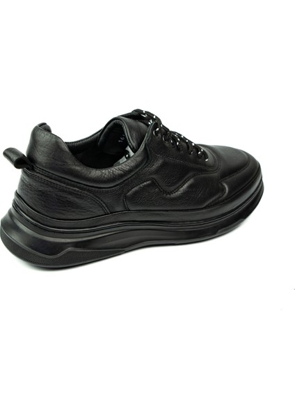 1653 Siyah Deri Erkek Günlük Ayakkabı fırsatları