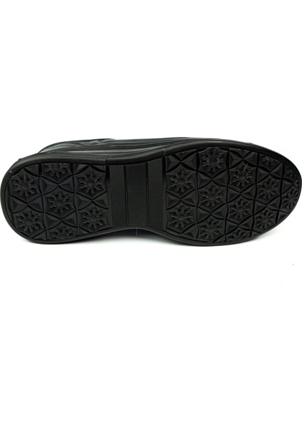 1653 Siyah Deri Erkek Günlük Ayakkabı indirimleri