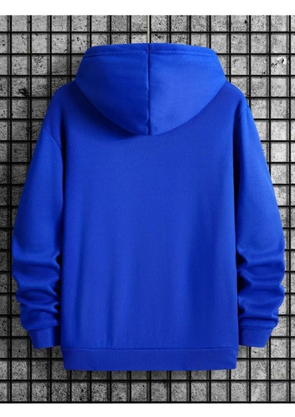 N Harfli Desenli Efsane Ürün 2 Iplik Şardonlu Kapüşonlu Cepli Sweatshirt fiyatları