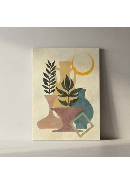 Soyut Vazo ve Bitkiler Tablosu fiyatları