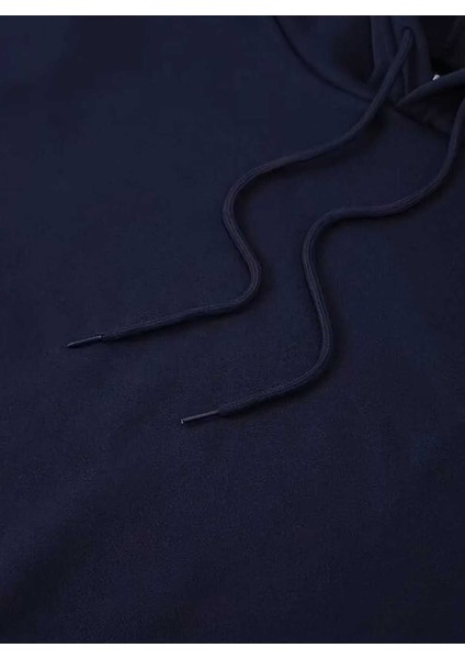 Aot Keşif Birliği Arka Göğüs Baskılı Kapüşonlu Cepli Içi Yünlü Lacivert Sweatshirt fiyatları