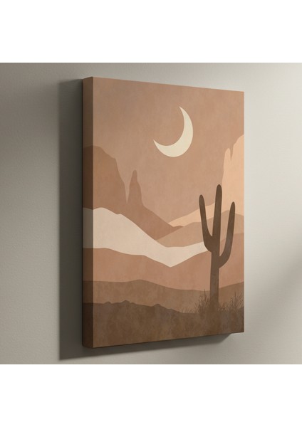 Çöl Manzarası Soyut Sanat Tablosu