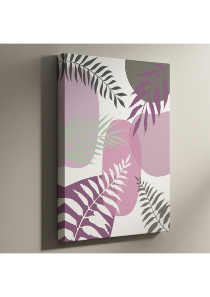 Soyut Bitkisel Desen Tablosu