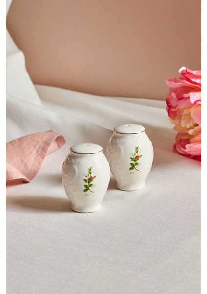 Vintage Rose Tuzluk Biberlik 7 cm Krem