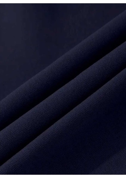 Ghostemane Baskılı Kapüşonlu Cepli Pamuklu Lacivert Sweatshirt indirimleri