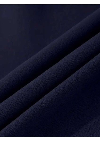 Uçak Baskılı Kapüşonlu Cepli Pamuklu Lacivert Sweatshirt indirimleri