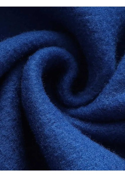 Sevimli Pandalar Ön ve Arkası Baskılı Kapüşonlu Cepli Içi Yünlü Saks Sweatshirt indirimleri