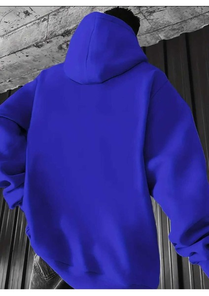 Blauer Usa Baskılı Kapüşonlu Cepli Pamuklu Saks Sweatshirt fiyatları
