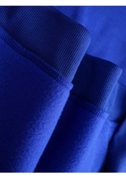 Blauer Usa Baskılı Kapüşonlu Cepli Pamuklu Saks Sweatshirt indirimleri