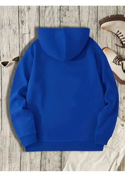 Queew Kraliçe Baskılı 2 Iplik Şardonlu Kapüşonlu Cepli Sweatshirt fiyatları