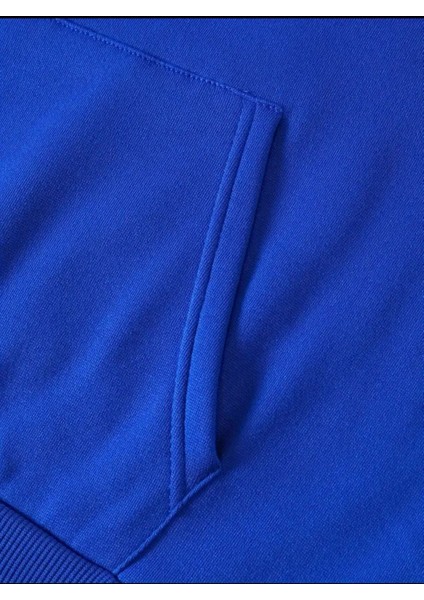 Never Losangeles Cep Üstü Baskılı 2 Iplik Şardonlu Kapüşonlu Cepli Sweatshirt fırsatları