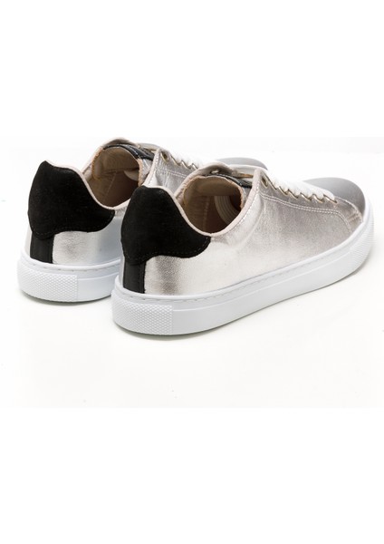 Kadın Sneaker ( Günlük) MAR-25Y-209-02 John May Gümüş-Siyah Sim fırsatları