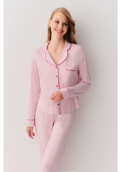 Shiny Gömlek Yaka Pijama Takımı fiyatları