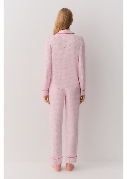 Shiny Gömlek Yaka Pijama Takımı fırsatları