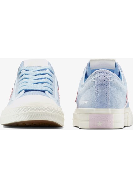 Star Player 76 Colorful Suede Kadın Mavi Sneaker modelleri