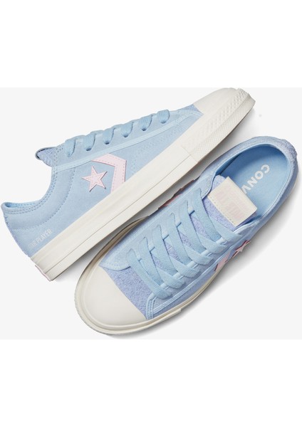 Star Player 76 Colorful Suede Kadın Mavi Sneaker