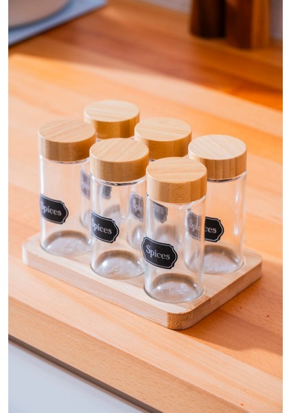 Calix Standlı 6 Lı Baharatlık Takımı