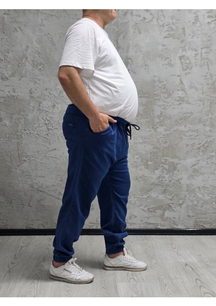 15000-BATTAL Bel ve Paça Lastikli Pantolon fiyatları