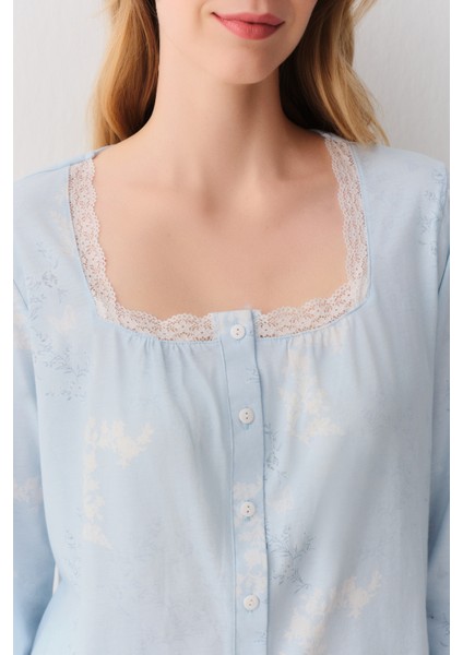 Sakura Gömlek Yaka Pijama Takımı modelleri