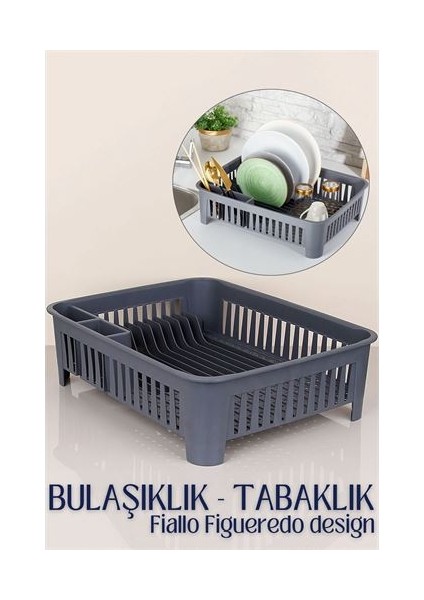 Turk Bulaşıklık Gri F.figueredo Design - MCT8420-8333