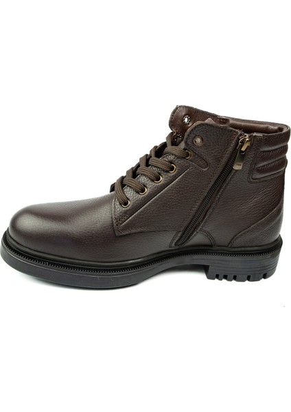 139 Kahverengi Deri Içi Kürklü Erkek Bot modelleri