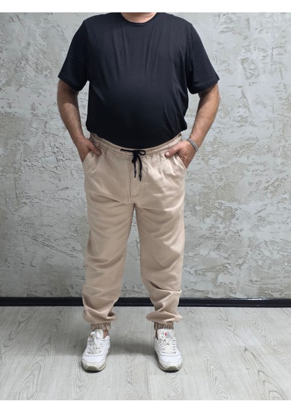 15000-BATTAL Bel ve Paça Lastikli Pantolon