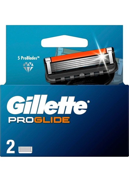 Fusion 5 Proglide 2'li Yedek Bıçak (Üretim Yeri Almanya -Yeni Paket)