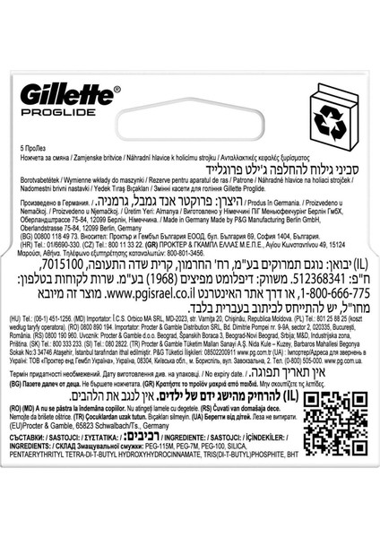 Fusion 5 Proglide 2'li Yedek Bıçak (Üretim Yeri Almanya -Yeni Paket) modelleri