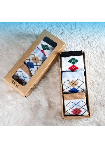 6 Çift Erkek Bebek Çorap Kutulu Patik Boy – Desenli, Pamuklu fiyatları
