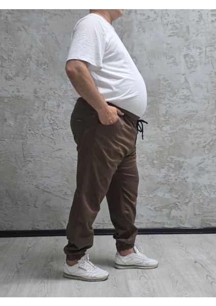 15000-BATTAL Bel ve Paça Lastikli Pantolon fiyatları