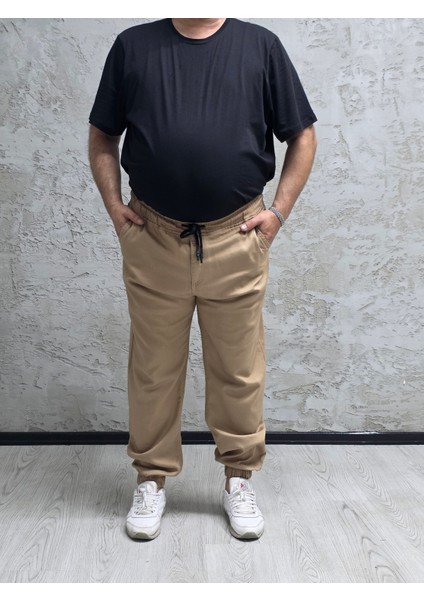 15000-BATTAL Bel ve Paça Lastikli Pantolon