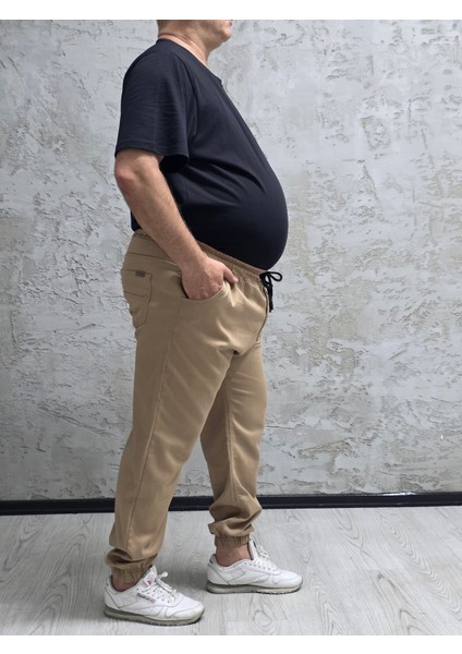 15000-BATTAL Bel ve Paça Lastikli Pantolon fiyatları