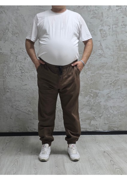 15000-BATTAL Bel ve Paça Lastikli Pantolon