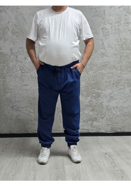 15000-BATTAL Bel ve Paça Lastikli Pantolon