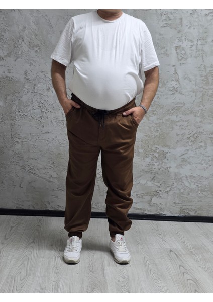 15000-BATTAL Bel ve Paça Lastikli Pantolon