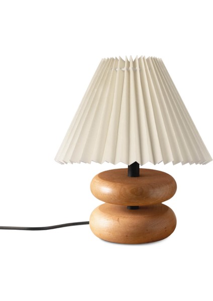 Moji Pileli Ahşap Pileli Kumaş Abajur 242078 fiyatları