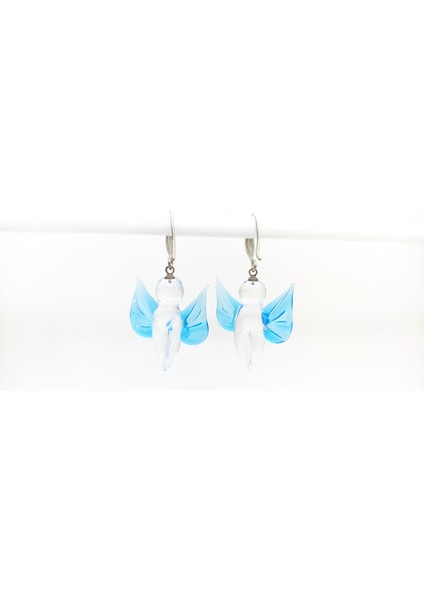 Melek Küpe Murano Cam El Yapımı modelleri