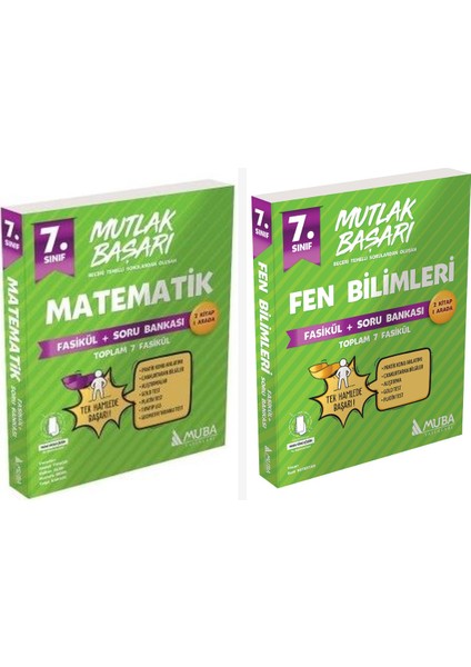 Muba 7. Sınıf Matematik & Fen Fasikül + Soru Bankası