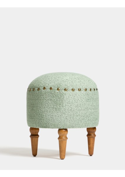 Saga Nostajik Ahşap Ayaklı Puf fiyatları