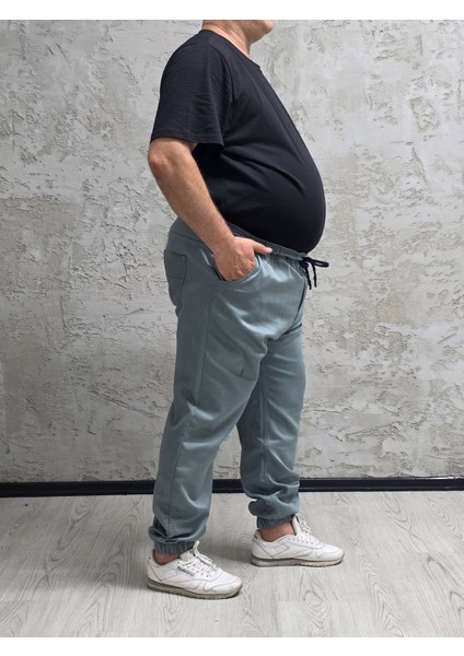 15000-BATTAL Bel ve Paça Lastikli Pantolon fiyatları