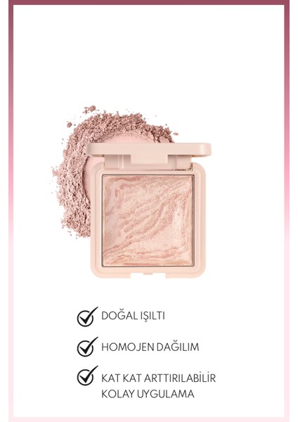 Marble Baked Blusher Fırınlanmış Allık - 01 Moondust fiyatları