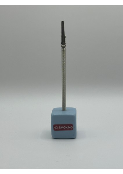 No Smoking Tasarım | Masaüstü Not Tutucu | Klipsli Dökme Taş Notluk | Ofis & Ev Için modelleri