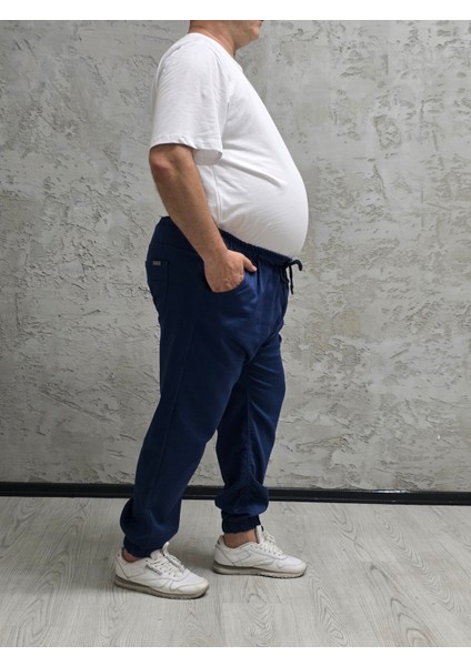 15000-BATTAL Bel ve Paça Lastikli Pantolon fiyatları