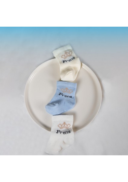 6 Çift Erkek Bebek Çorap Kutulu Patik Boy – Yıldız Desenli, Pamuklu fiyatları