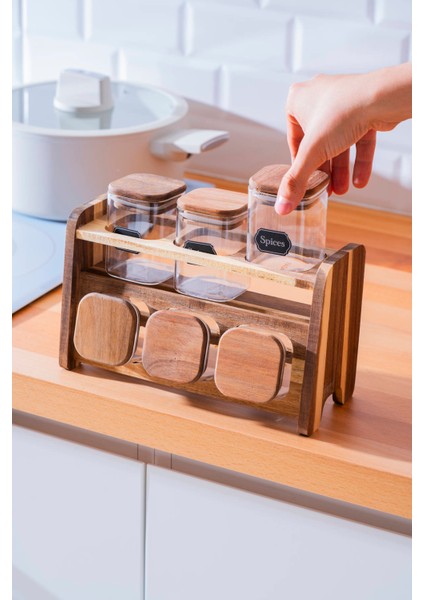 Calix Standlı 6 Lı Baharatlık Takımı fiyatları