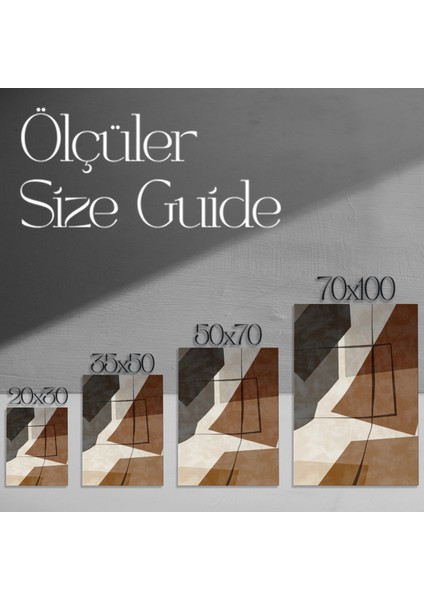 Soyut Geometrik Desen Tablosu modelleri