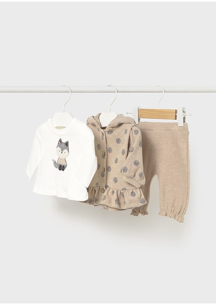 2608 Mayoral Cereal Vıg T-Shırt Tayt Ceket 3'lü Takım