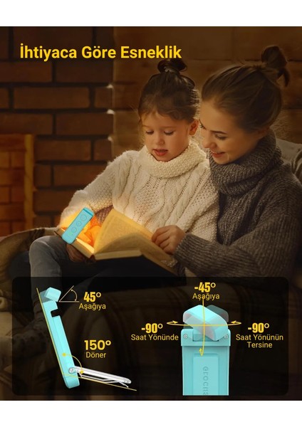 USB Şarj Edilebilir LED Kitap Ayracı Arası Okuma Işığı Ayracı Portatif Şarj Edilebilir fırsatları