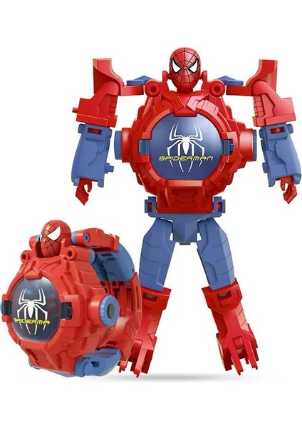 Spiderman Örümcek Adam Projeksiyonlu 3D LED Saat 24 Farklı Karakteri Duvara Yansıtır fiyatları